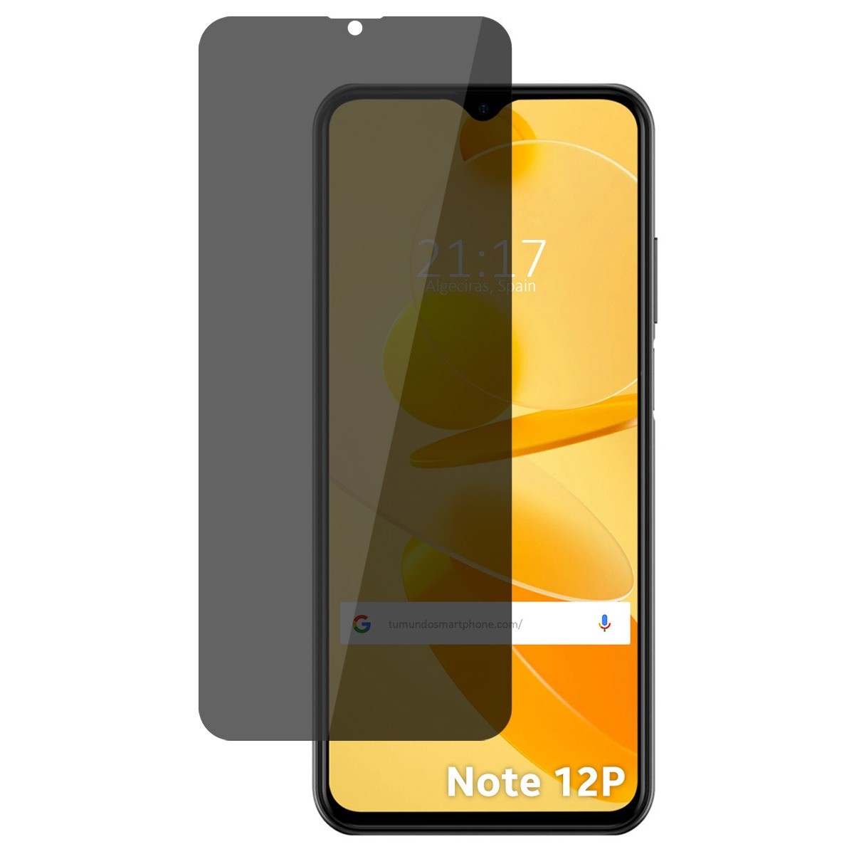 Protector Pantalla Hidrogel Privacidad Antiespías para Ulefone Note 12P