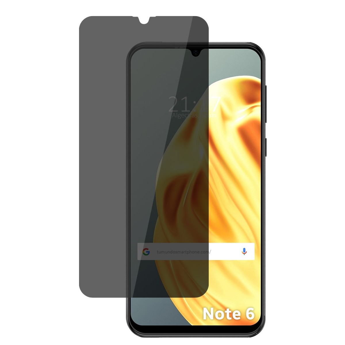 Protector Pantalla Hidrogel Privacidad Antiespías para Ulefone Note 6 / 6P