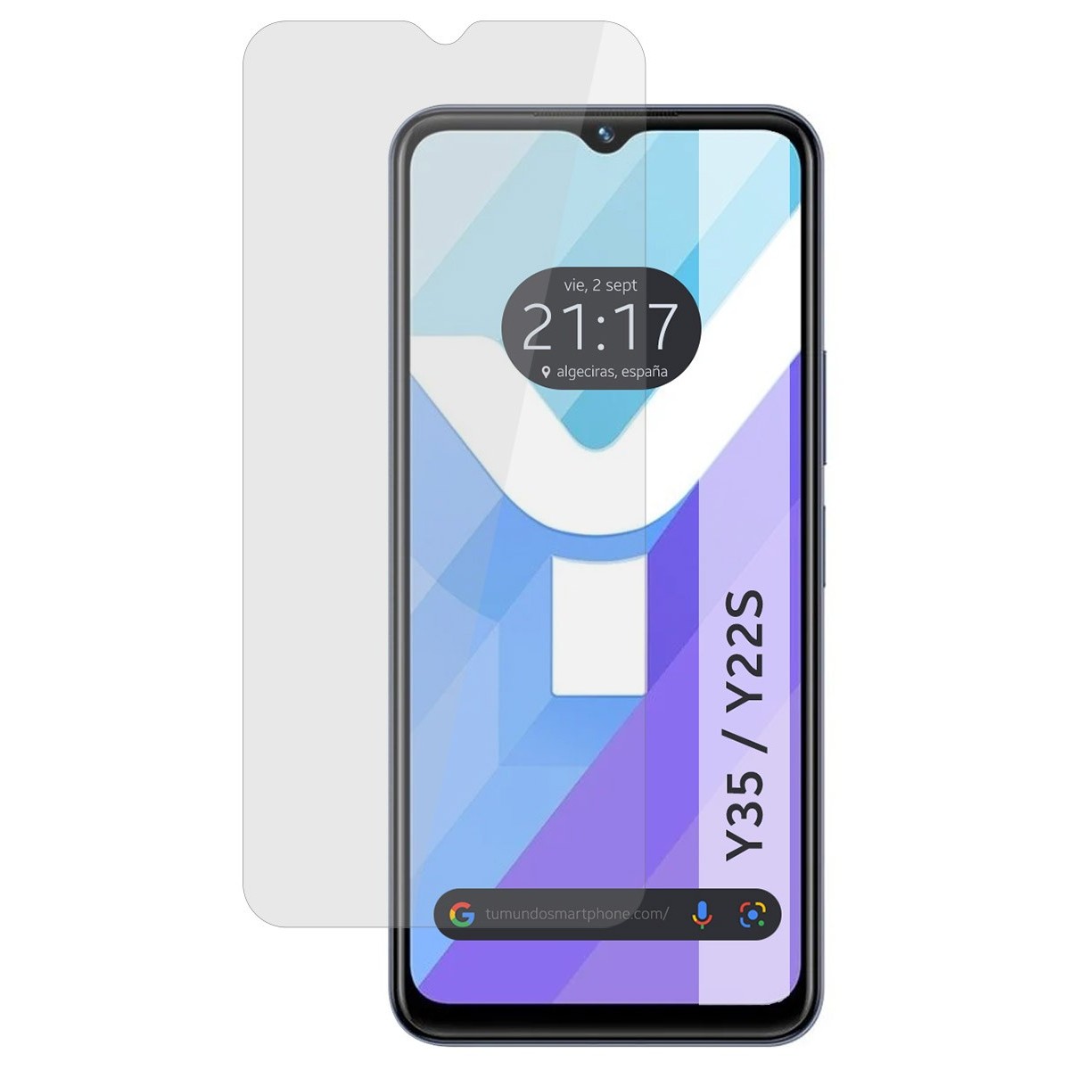 Protector Pantalla Hidrogel Mate Antihuellas para Vivo Y35 / Y22s