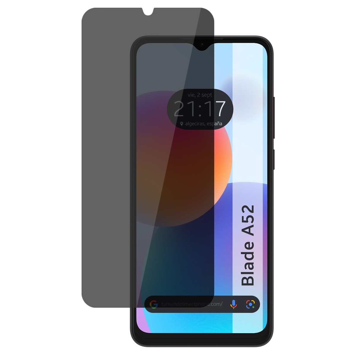 Protector Pantalla Hidrogel Privacidad Antiespías para ZTE Blade A52