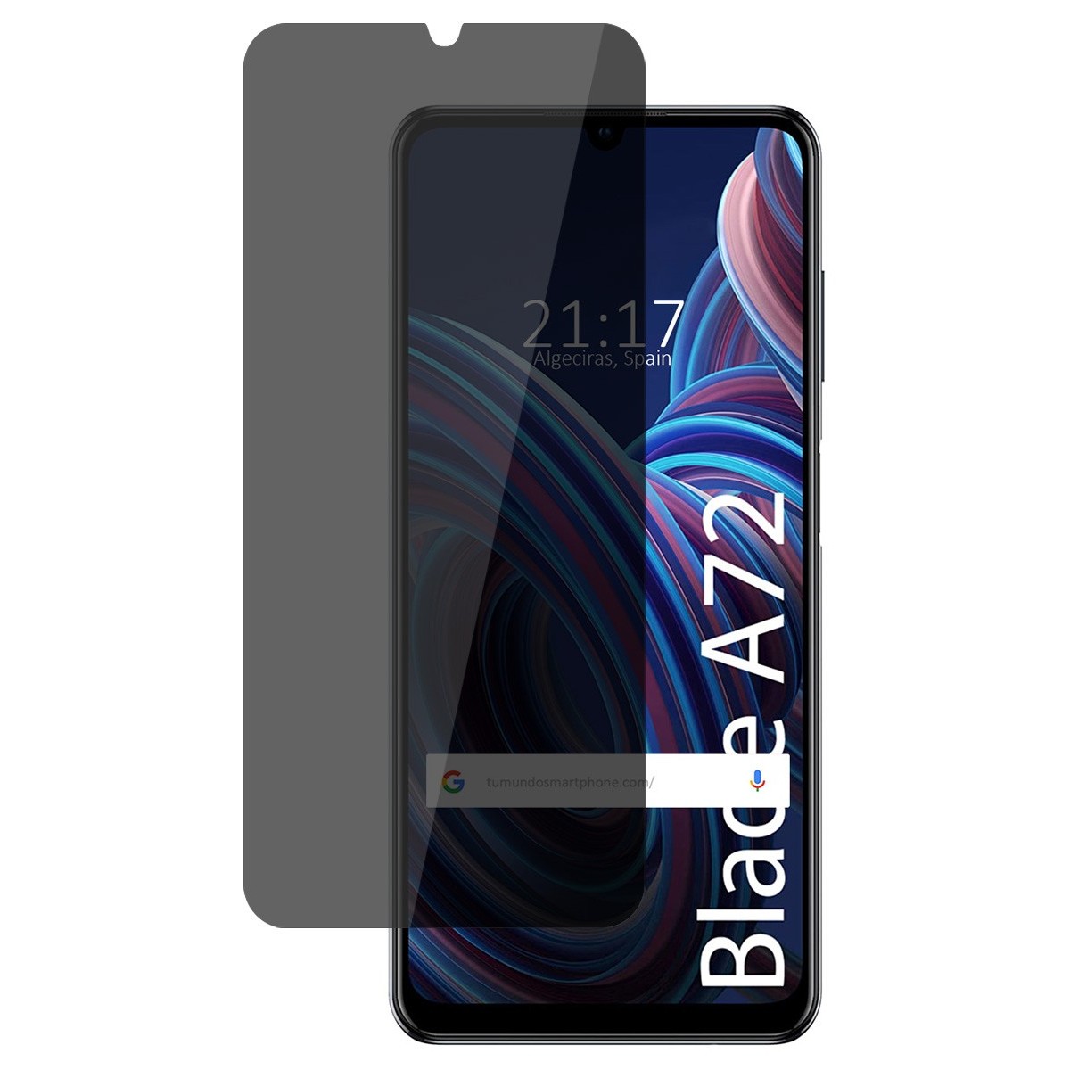 Protector Pantalla Hidrogel Privacidad Antiespías para ZTE Blade A72
