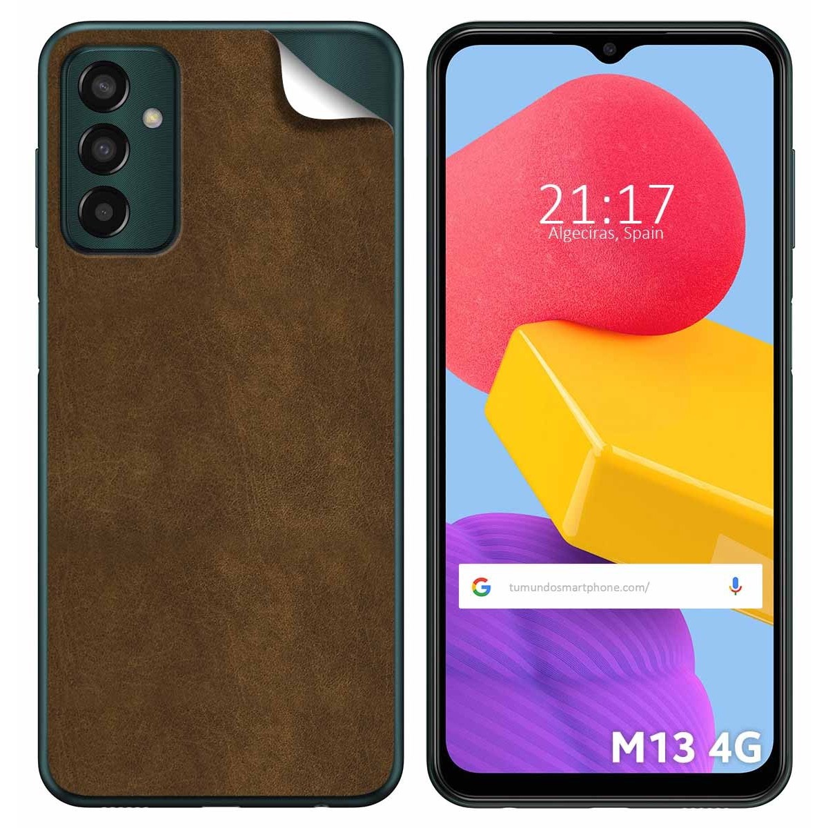 Pegatina Vinilo Autoadhesiva Textura Piel para Samsung Galaxy M13 4G