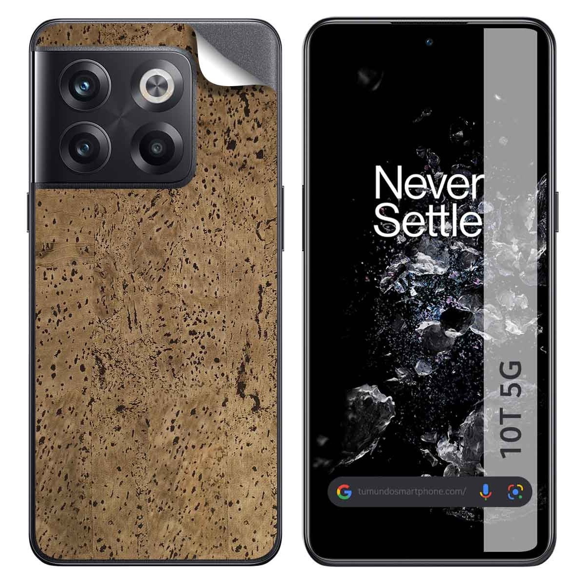 Pegatina Vinilo Autoadhesiva Textura Corcho para Oneplus 10T 5G