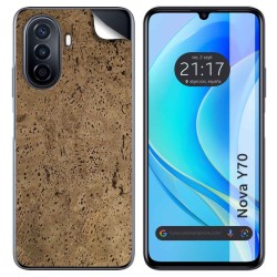 Pegatina Vinilo Autoadhesiva Textura Corcho para Huawei Nova Y70