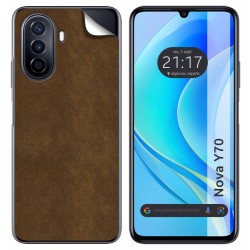 Pegatina Vinilo Autoadhesiva Textura Piel para Huawei Nova Y70