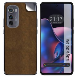 Pegatina Vinilo Autoadhesiva Textura Piel para Motorola Moto Edge 30 5G