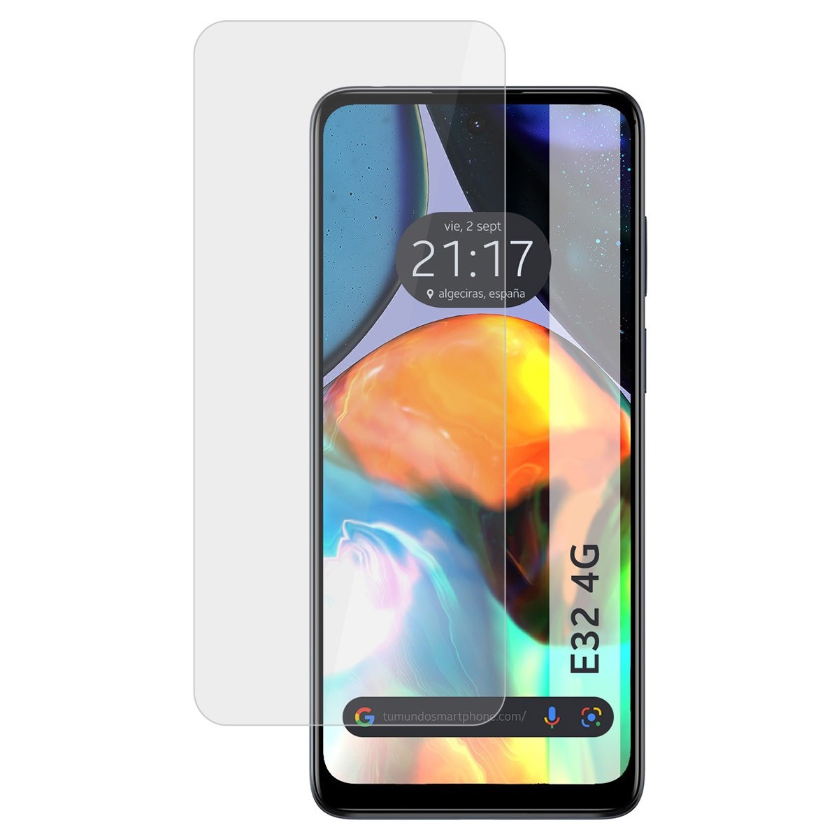 Protector Cristal Templado para Motorola Moto E32 4G Vidrio