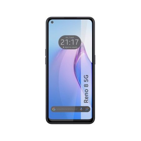 Protector Cristal Templado Completo 5D Full Glue Negro para Oppo Reno 8 5G Vidrio