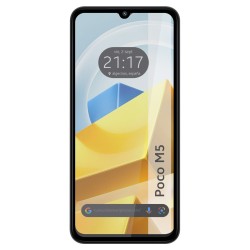 Protector Cristal Templado Completo 5D Full Glue Negro para Xiaomi POCO M5 Vidrio 2