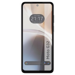 Protector Cristal Templado Completo 5D Full Glue Negro para Motorola Moto G32 Vidrio 2