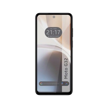 Protector Cristal Templado Completo 5D Full Glue Negro para Motorola Moto G32 Vidrio