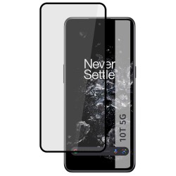 Protector Cristal Templado Completo 5D Full Glue Negro para Oneplus 10T 5G Vidrio