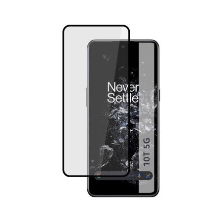 Protector Cristal Templado Completo 5D Full Glue Negro para Oneplus 10T 5G Vidrio