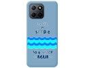 Funda Silicona Líquida Azul para Huawei Honor X8 5G diseño Agua Dibujos