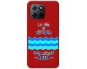 Funda Silicona Líquida Roja para Huawei Honor X8 5G diseño Agua Dibujos