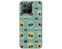 Funda Silicona Líquida Verde para Huawei Honor X8 5G diseño Catrina Dibujos