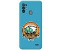 Funda Silicona Líquida Azul para ZTE Blade A52 diseño Adventure Time Dibujos