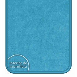Funda Silicona Líquida Azul para ZTE Blade A52 diseño Mujer Escalada Dibujos 2
