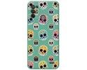 Funda Silicona Líquida Verde para ZTE Blade A52 diseño Catrina Dibujos
