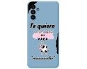 Funda Silicona Líquida Azul para Samsung Galaxy A13 5G diseño Vaca Dibujos