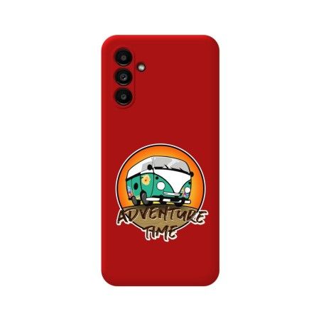 Funda Silicona Líquida Roja para Samsung Galaxy A13 5G diseño Adventure Time Dibujos