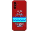 Funda Silicona Líquida Roja para Samsung Galaxy A13 5G diseño Agua Dibujos