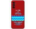 Funda Silicona Líquida Roja para Samsung Galaxy A13 5G diseño Agua Dibujos