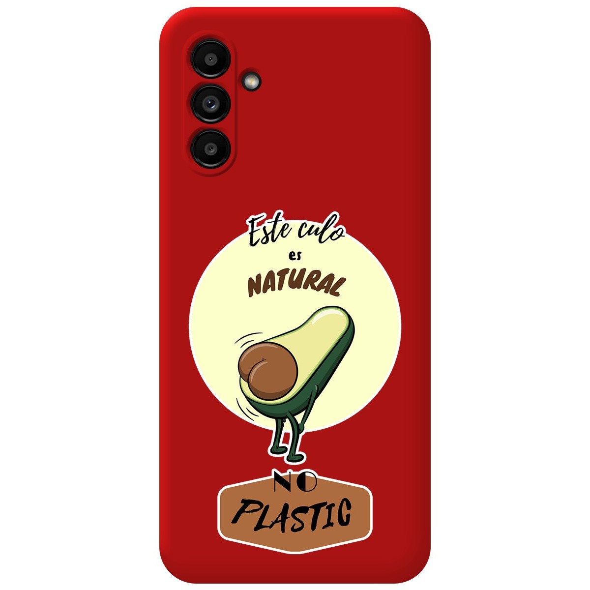 Funda Silicona Líquida Roja para Samsung Galaxy A13 5G diseño Culo Natural Dibujos