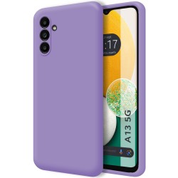 Funda Silicona Líquida Ultra Suave para Samsung Galaxy A13 5G color Morada