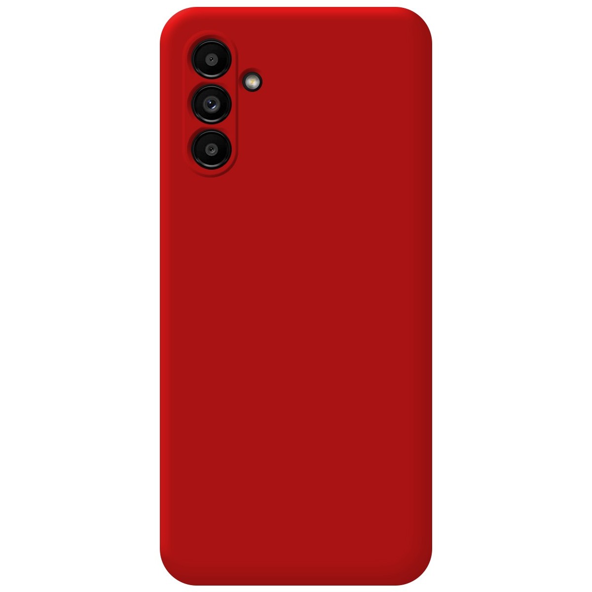 Funda Silicona Líquida Ultra Suave para Samsung Galaxy A13 5G color Roja
