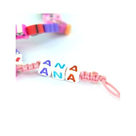 Personaliza tu Pulsera de Cuentas Modelo Animales con Tu Nombre