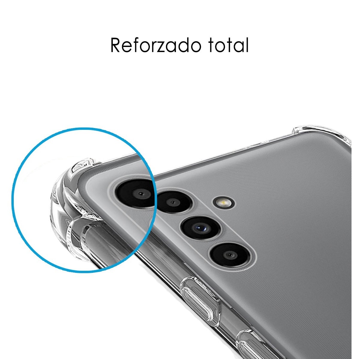 Funda Silicona Antigolpes Transparente para Samsung Galaxy A04s