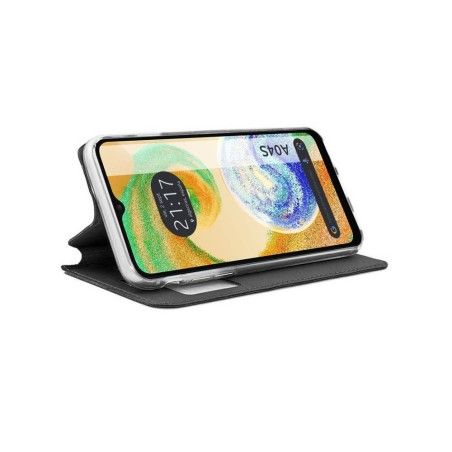 Funda Libro Soporte con Ventana para Samsung Galaxy A04s color Negra