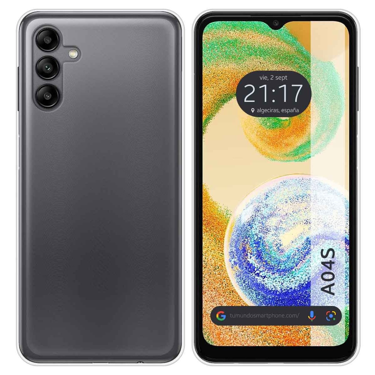 Funda Silicona Gel TPU Transparente para Samsung Galaxy A04s