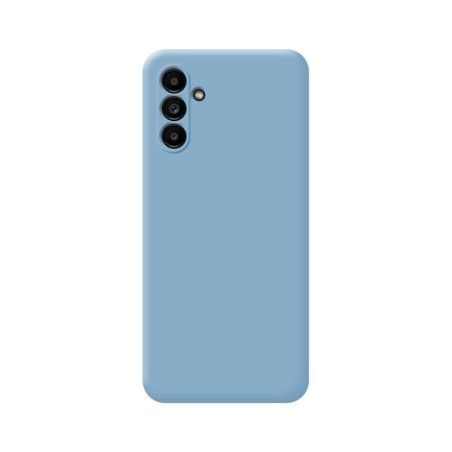Funda Silicona Líquida Ultra Suave para Samsung Galaxy A04s color Azul