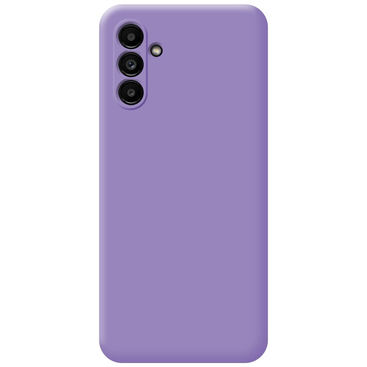 Funda Silicona Líquida Ultra Suave para Samsung Galaxy A04s color Morada