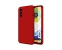 Funda Silicona Líquida Ultra Suave para Samsung Galaxy A04s color Roja