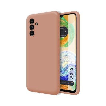 Funda Silicona Líquida Ultra Suave para Samsung Galaxy A04s color Rosa