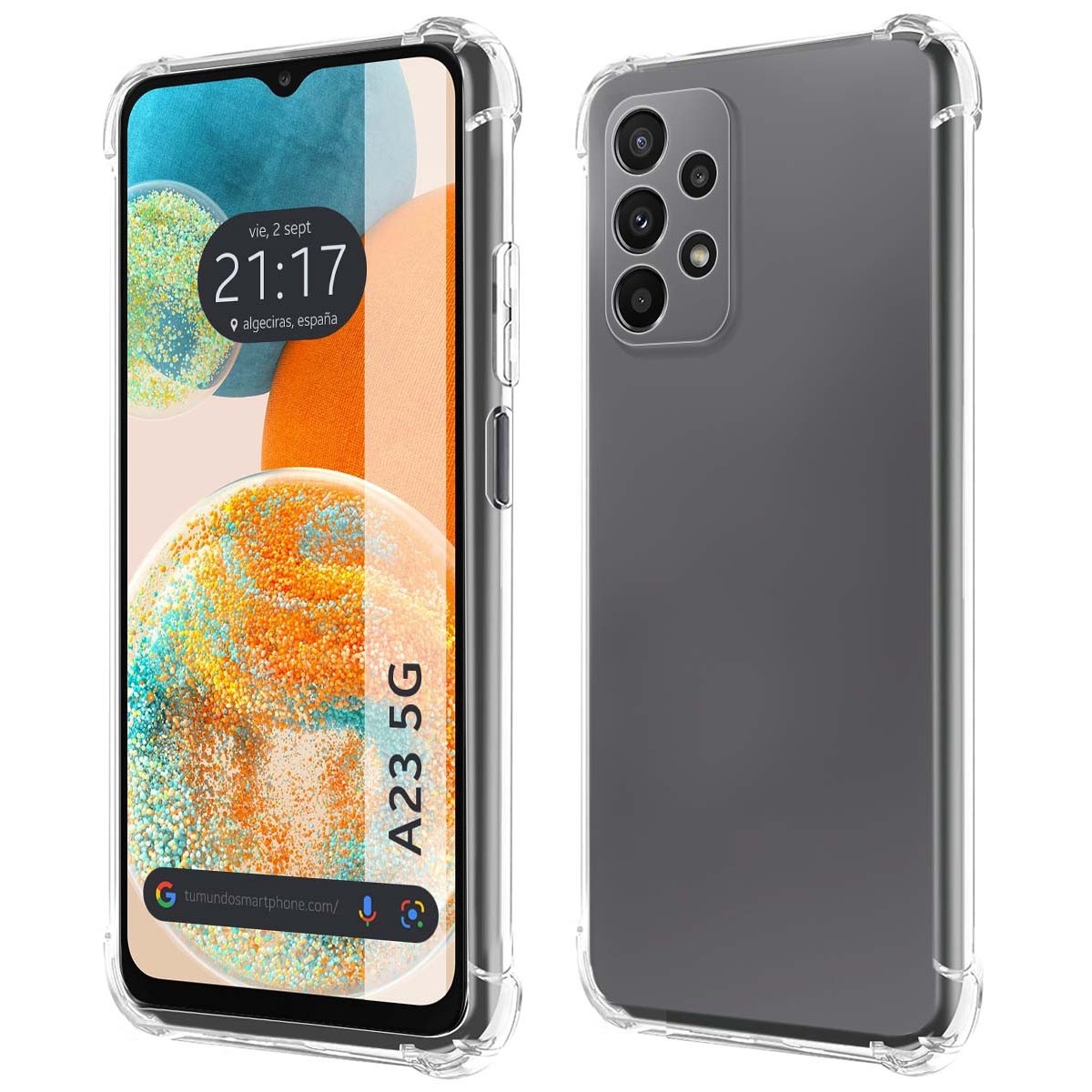 Funda Silicona Antigolpes Transparente para Samsung Galaxy A23 5G