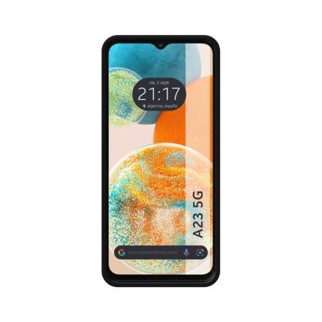 Funda Silicona Líquida Ultra Suave para Samsung Galaxy A23 5G color Negra