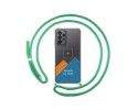 Personaliza tu Funda Colgante Transparente para Samsung Galaxy A23 5G con Cordon Verde Agua Dibujo Personalizada