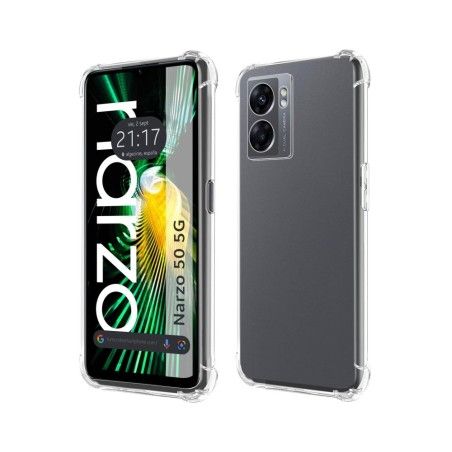 Funda Silicona Antigolpes Transparente para Realme Narzo 50 5G
