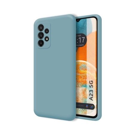 Funda Silicona Líquida Ultra Suave para Samsung Galaxy A23 5G color Azul