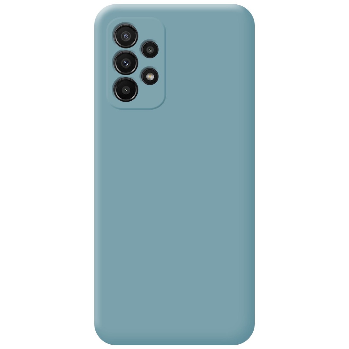 Funda Silicona Líquida Ultra Suave para Samsung Galaxy A23 5G color Azul