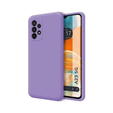 Funda Silicona Líquida Ultra Suave para Samsung Galaxy A23 5G color Morada