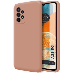 Funda Silicona Líquida Ultra Suave para Samsung Galaxy A23 5G color Rosa