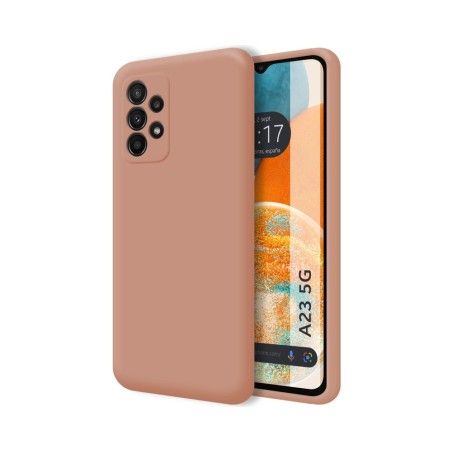 Funda Silicona Líquida Ultra Suave para Samsung Galaxy A23 5G color Rosa