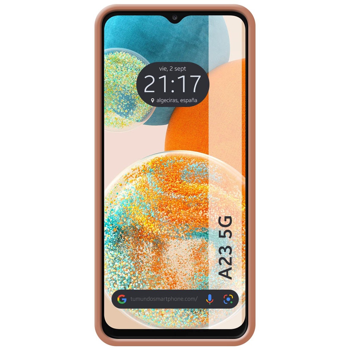 Funda Silicona Líquida Ultra Suave para Samsung Galaxy A23 5G color Rosa