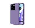 Funda Silicona Líquida Ultra Suave para Vivo Y35 / Y22s color Morada