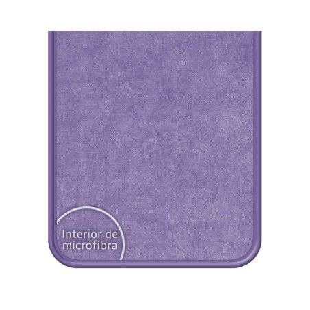 Funda Silicona Líquida Ultra Suave para Vivo Y35 / Y22s color Morada